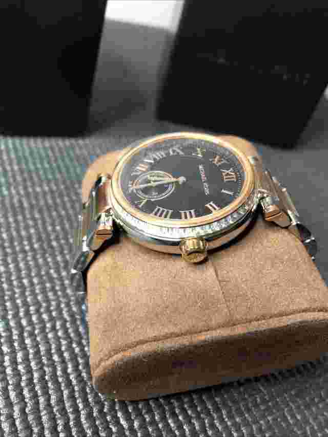 michael kors watch men gold diamond
