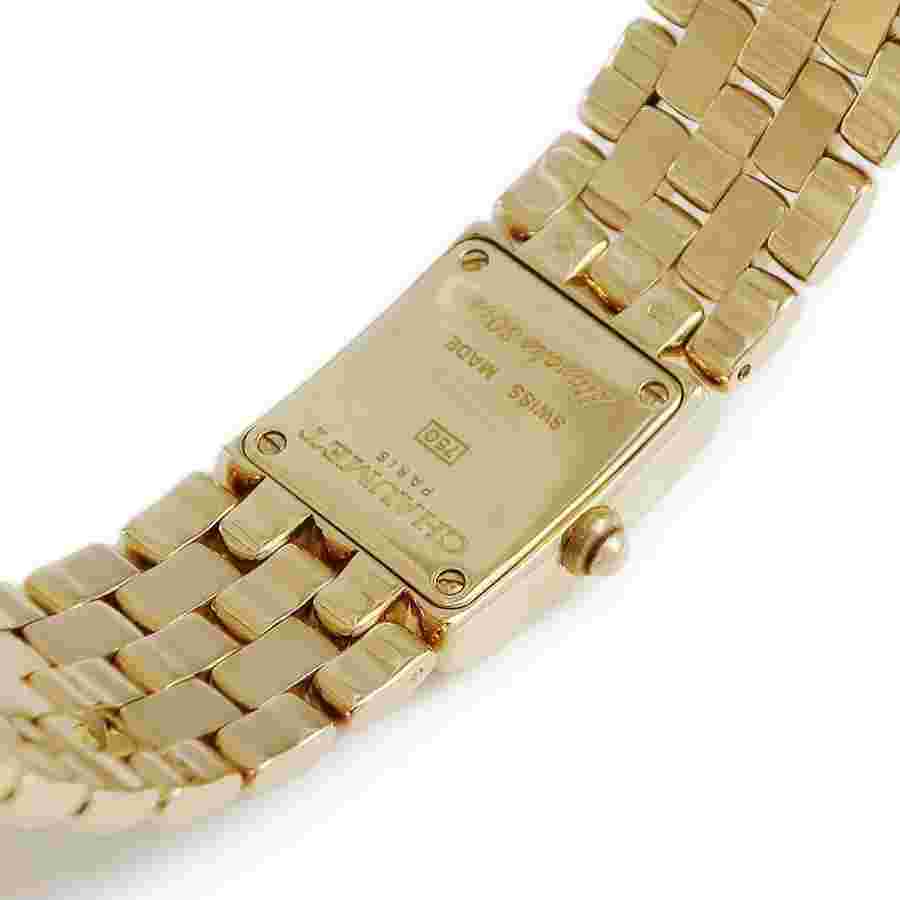 Chaumet Khesis 99301-075 K18YG Diamond Quartz Women #HD218