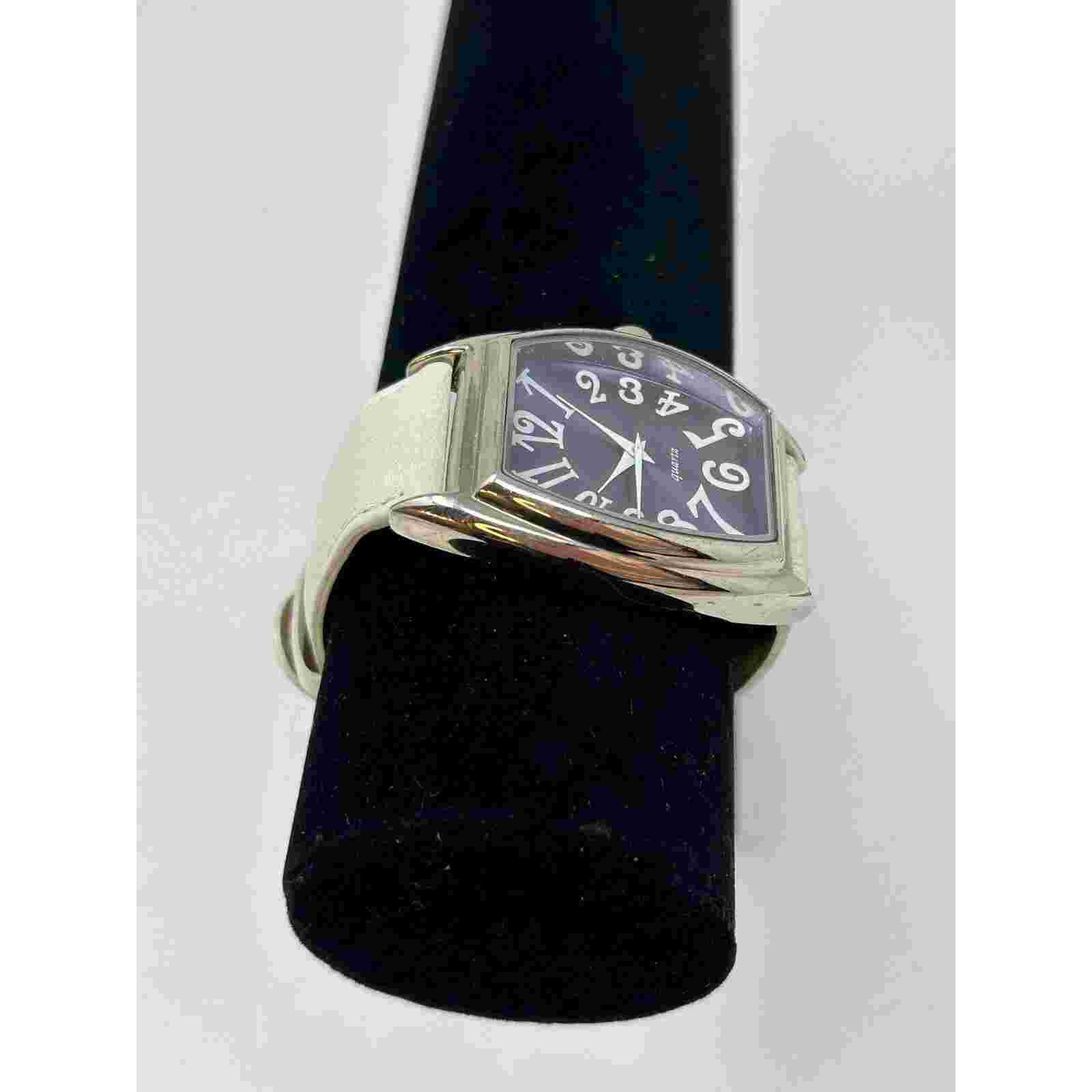 Vintage Chico's Watch Womens Quartz Blue Face Unique Fashion Bling Statement