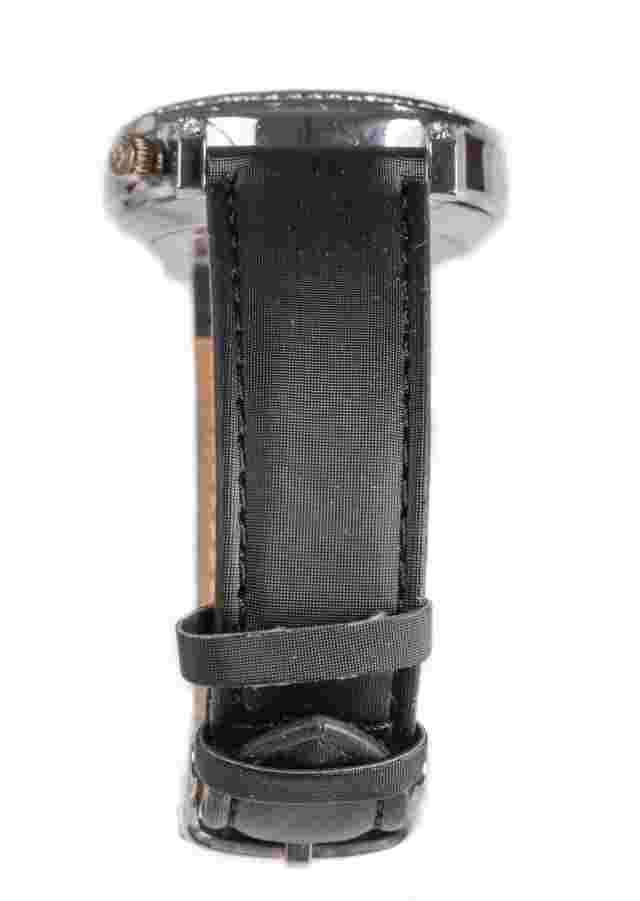 Akribos XXIV Women's Black Silver Mechanical Diamond Watch 20 mm 1706