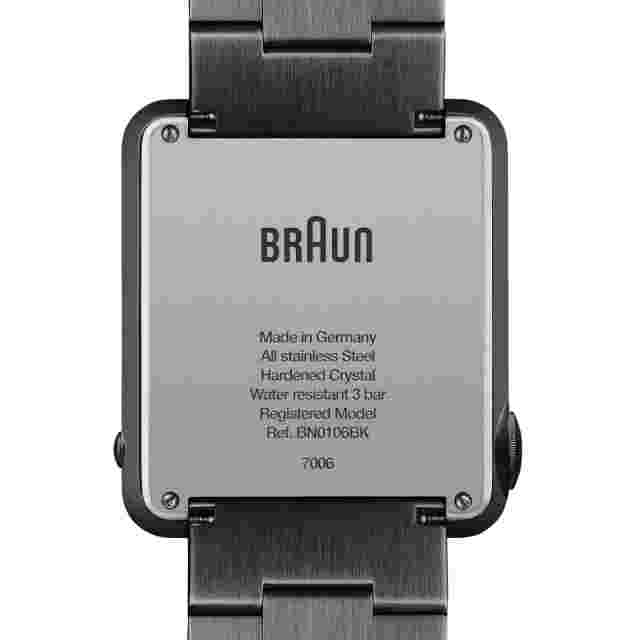 New Braun Prestige Digital LCD Watch Model BN0106 With Metal Band