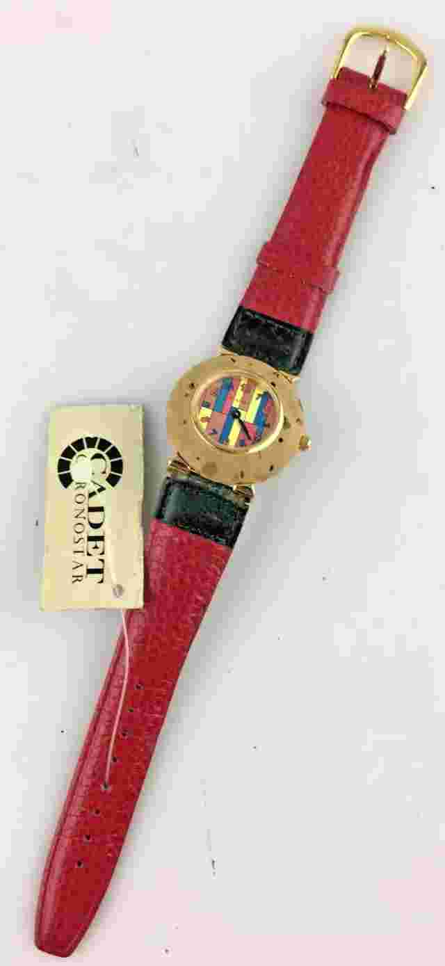 Cadet Quartz Watch For Women 31Mm Multicolor New Analog Working Sport
