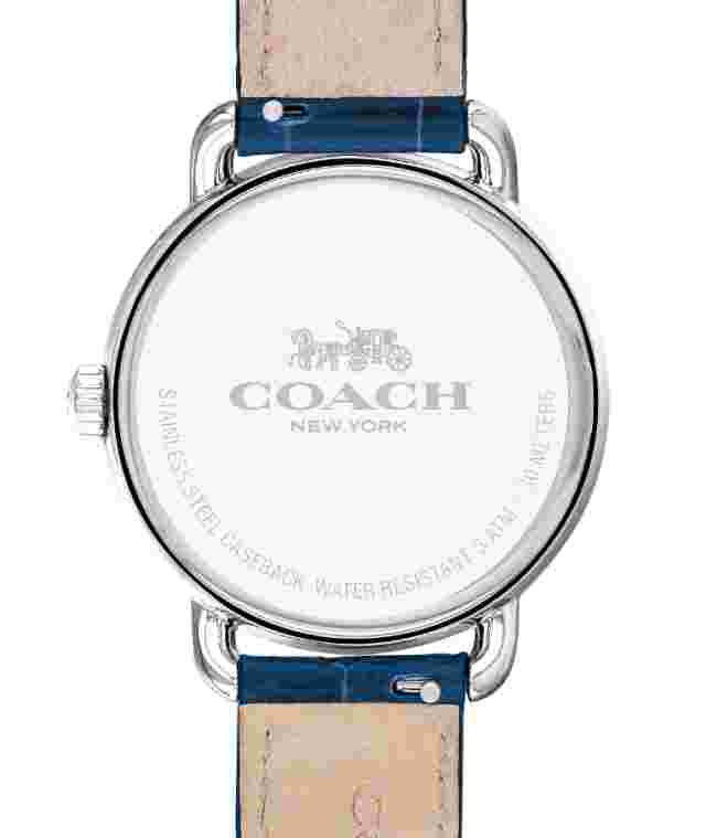 Coach WOMEN'S LUXURY Watch BLUE STRAP with DIAMONDS Model 14503312 RARE