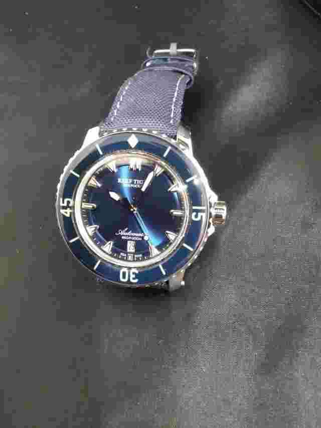 Reef Tiger Wrist Watch Rga3035 Automatic Winding Used From Japan Seller