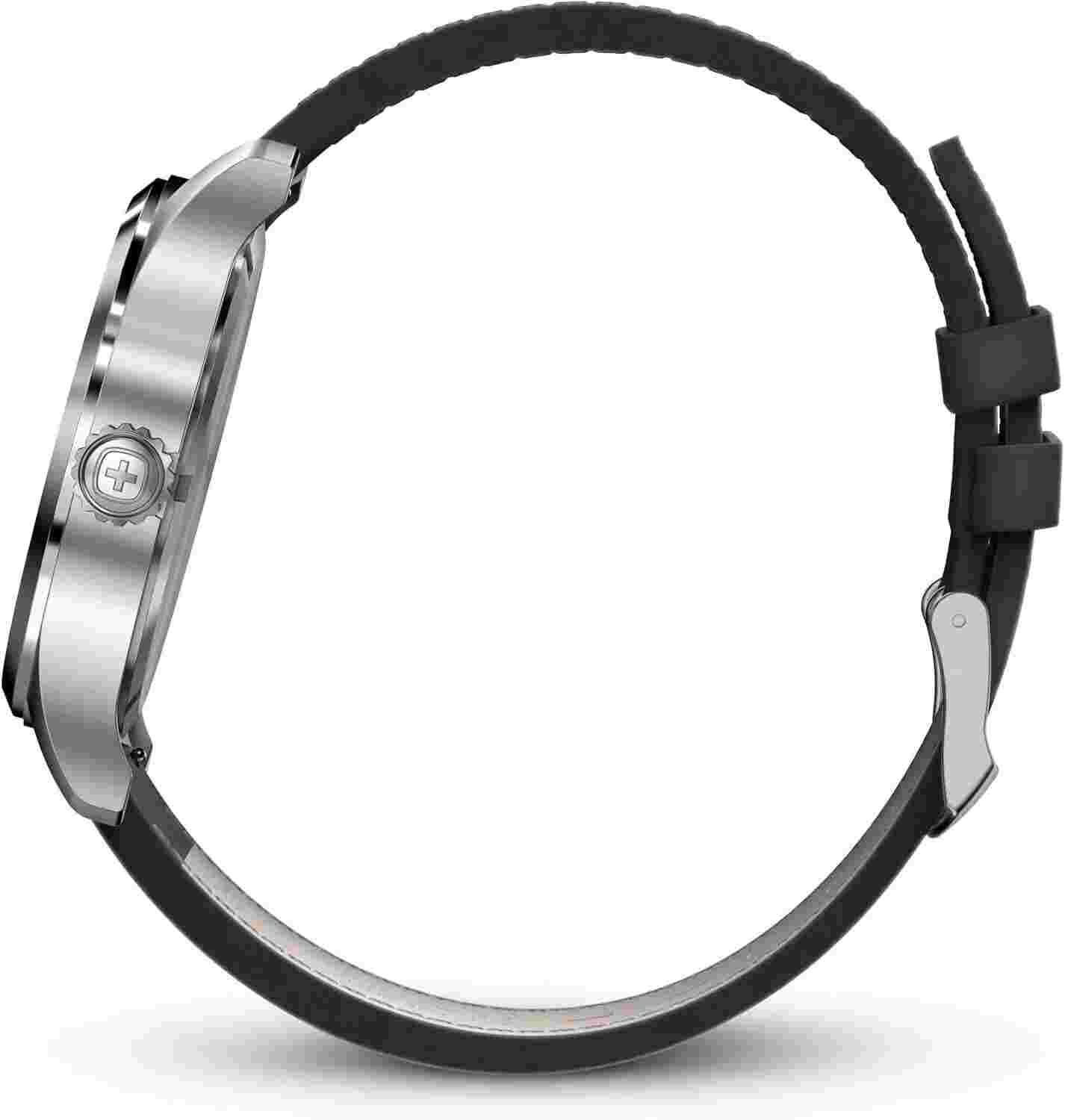 WENGER Watch TERRAGRAPH Men's Black Leather Strap Quartz 01.0541.121