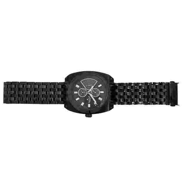 Callaway Mens Dual Calender Stainless Steel Black Wrist Watch 45mm