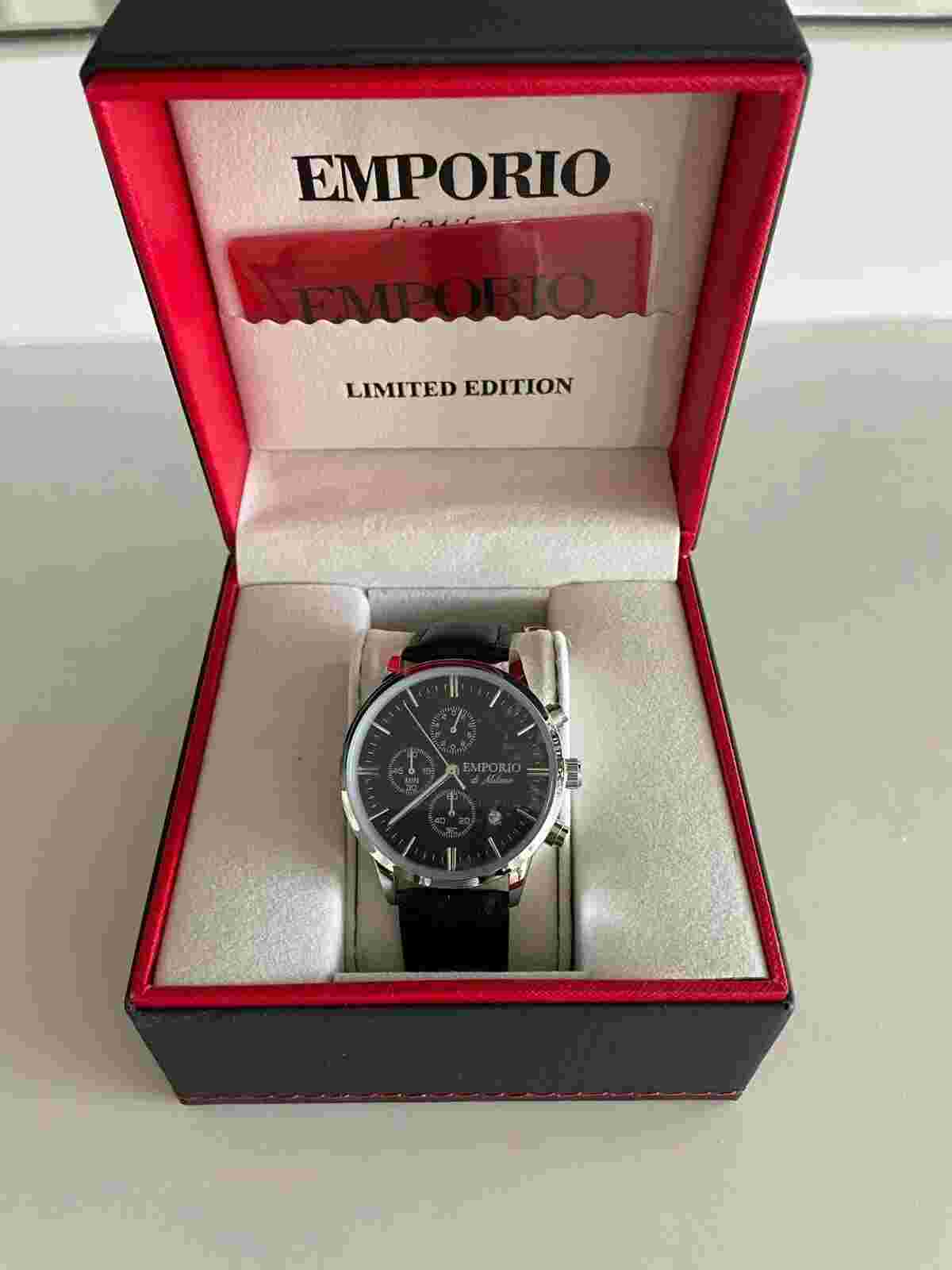 Black strap EM Sport 009 Emporio di Milano watch