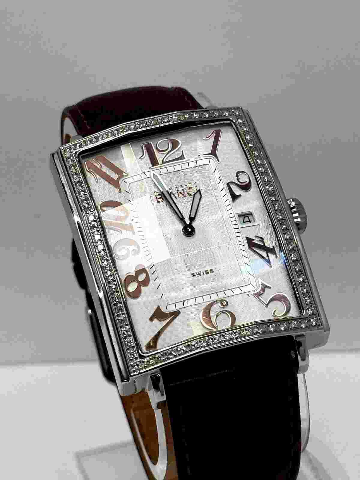 Roberto Bianci Stainless Steel Diamond Women's Watch Beautiful Gift!