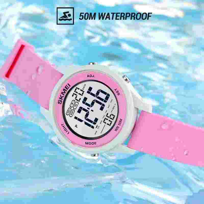Mens Outdoor Sports Watches 50M Water Resistant Digital Countdown Wristwatch KR8