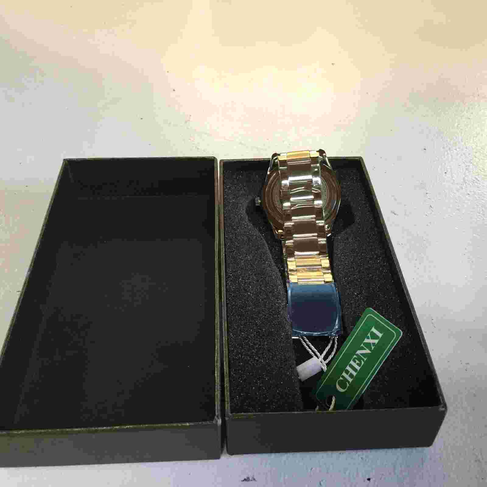 CHENXI  Blue Tone Quartz Luxury Men's Steel  Watch