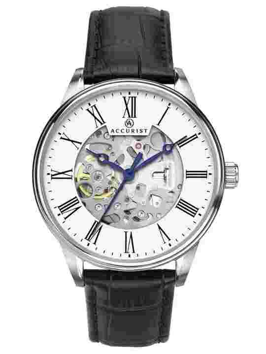 Accurist 7701 Gents Automatic Skeleton Dial Watch. RRP £299