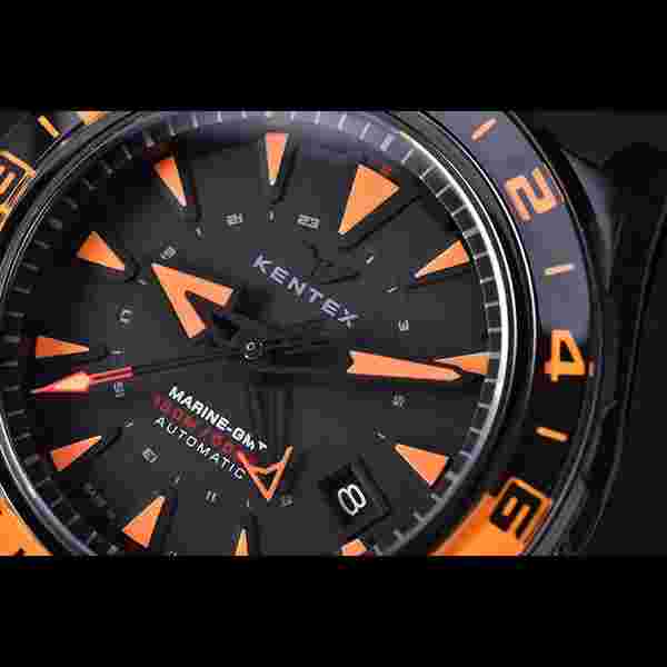 Kentex MARINE GMT S820X-04 Black Men's Watch