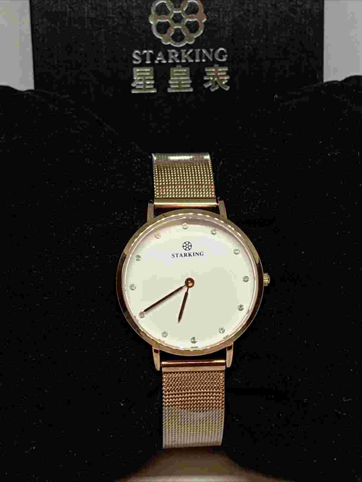 Starking TL0919 Womens Rose Gold Stainless Steel Analog Dial Quartz Watch AEW112