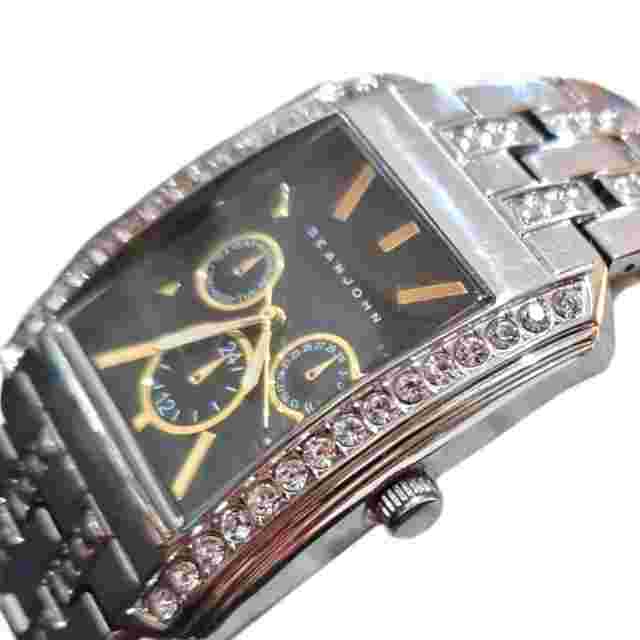 Sean John Men's Quartz  Casual Watch,  Silver-Toned. New Battery Fitted