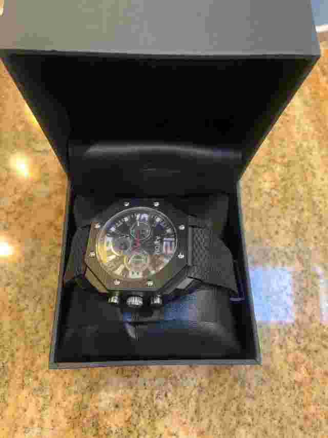 Axiom CR2025/SR626SW Black Men's Watch W/Black Band--NEW in Box