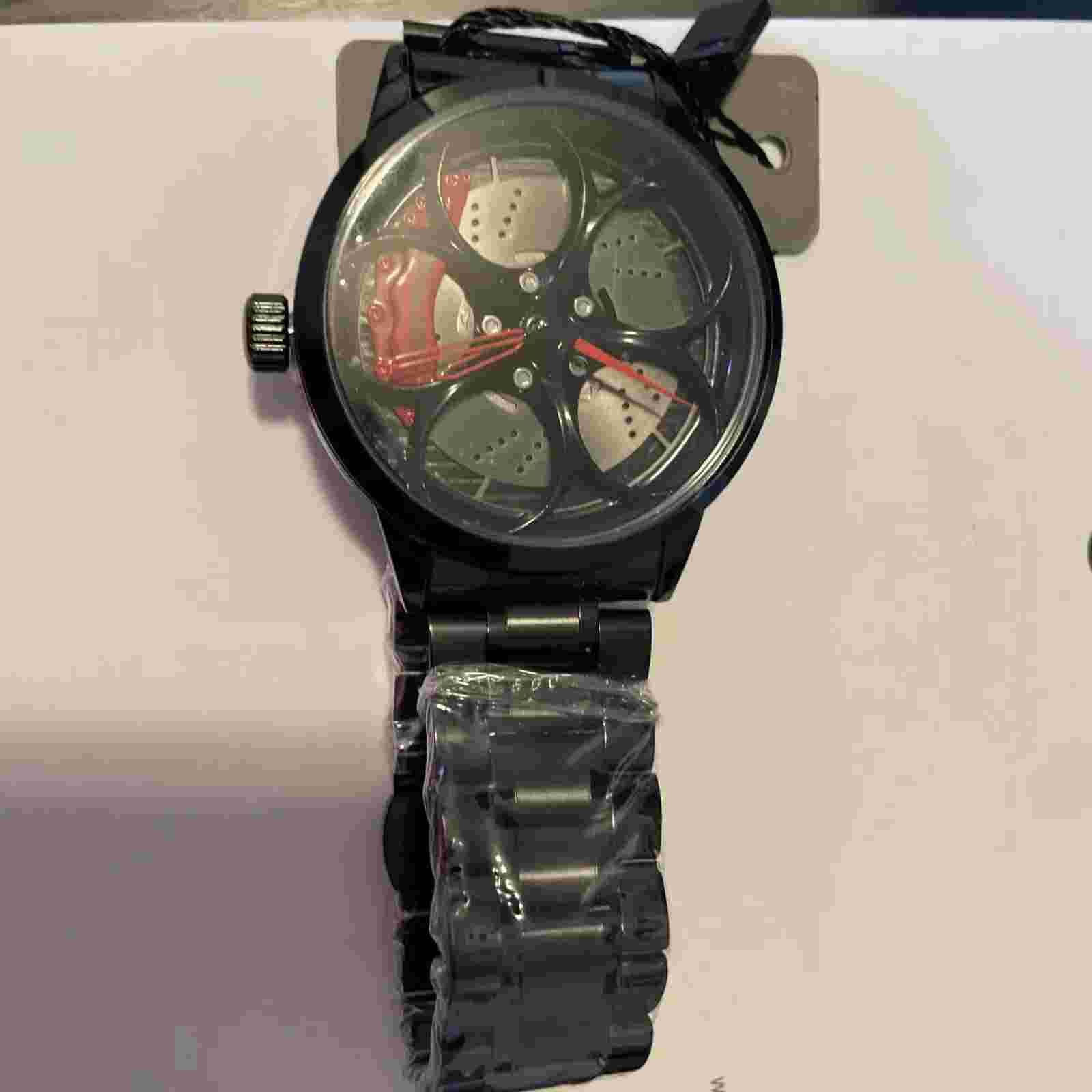 Watch Stainless Steel Men's Wheel Watch Lamborghini Quartz Waterproof Classic