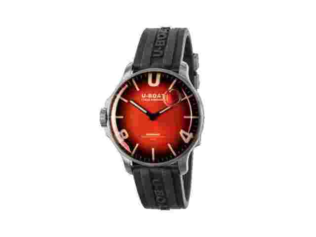 U-Boat 8701 Darkmoon Red SS Soleil 44mm 5atm