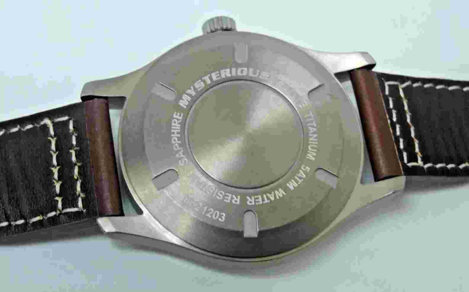 Mysterious Code Men Automatic Watch Titanium Pilot Miyota