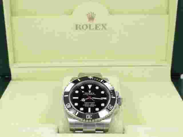 Rolex Submariner 114060 Stainless Steel Oyster Black Ceramic Bezel Men's Watch