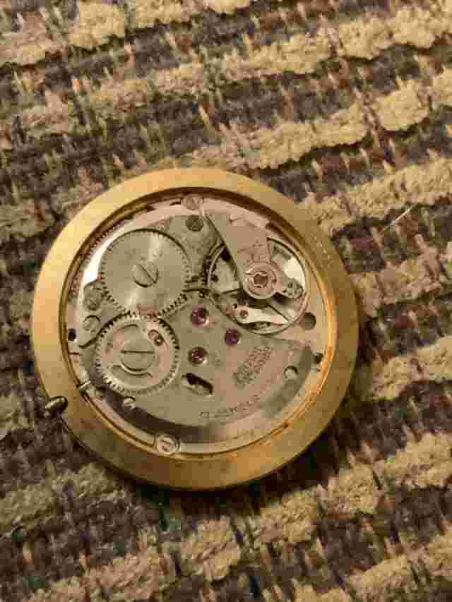 Germinal Voltaire mens Watch movement 17 Jewels, for Parts or Repair