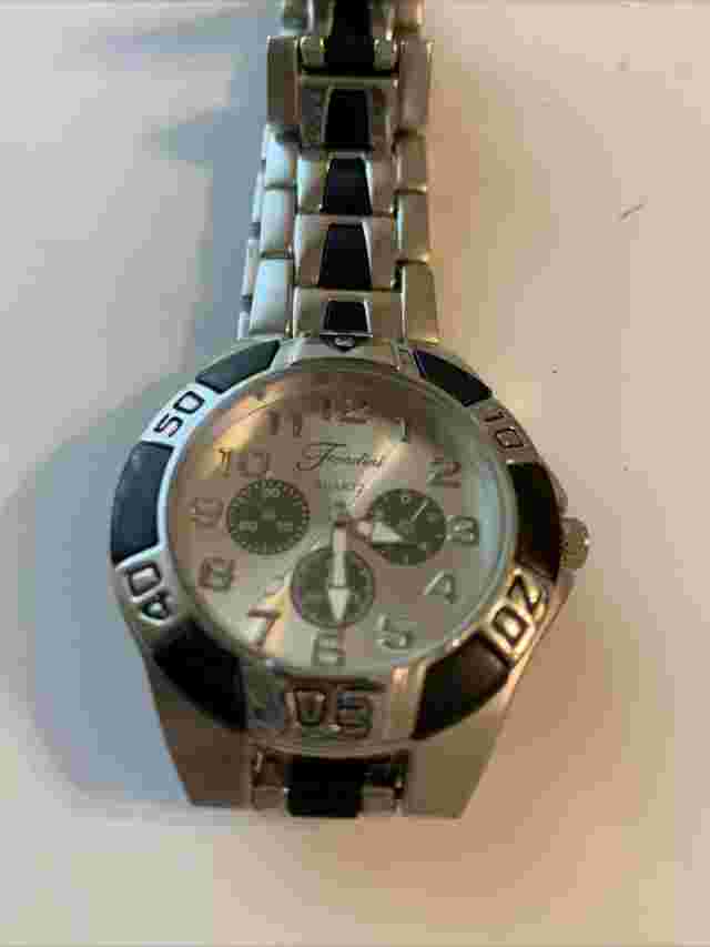 Fondini Stainless Steel Quartz Watch Swiss Parts "untested"