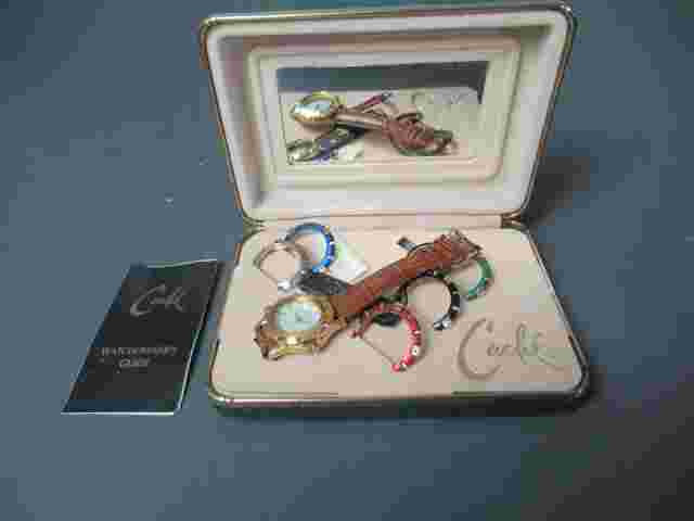 Cache Wristwatch w/ 6 Different Colored Exchangeable Circle Bands - 208 131