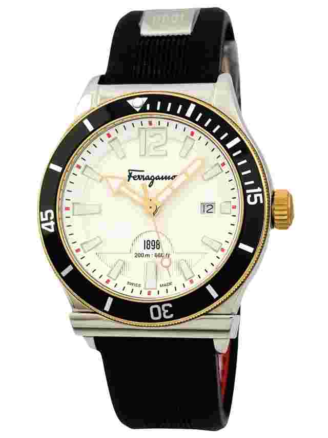 Salvatore Ferragamo Men's FF3110014 FERRAGAMO 1898 SPORT  Black Strap Watch