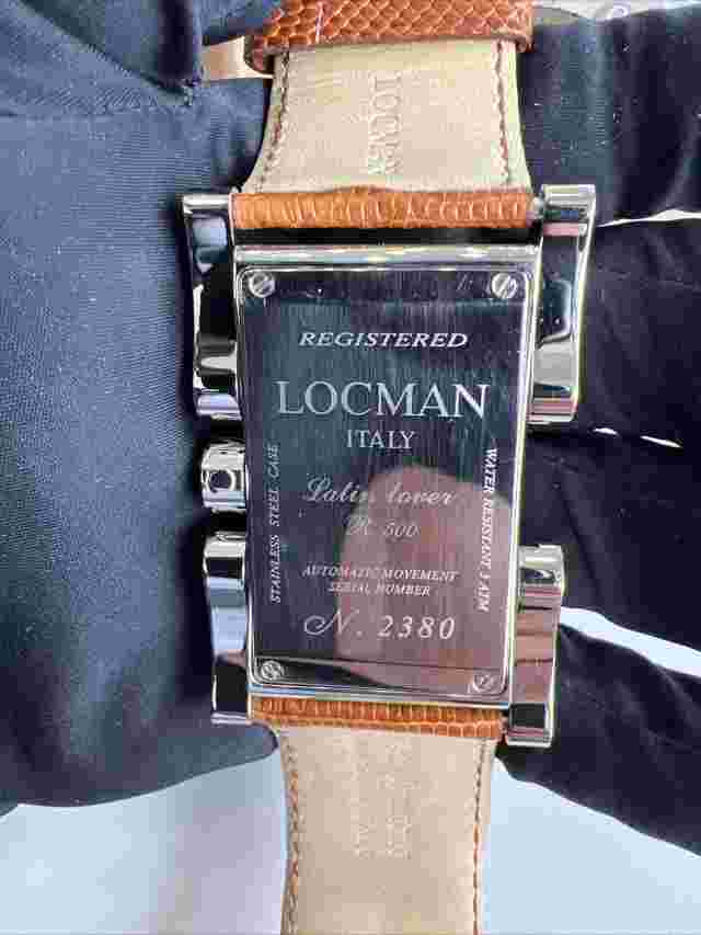 Locman Latin Lover  SWISS Mechanical Automatic Movement Watch 32x50mm, Ref 500