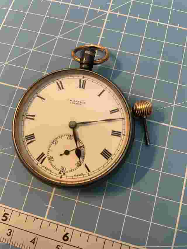 J,W Benson  pocket watch for repairs or spares.