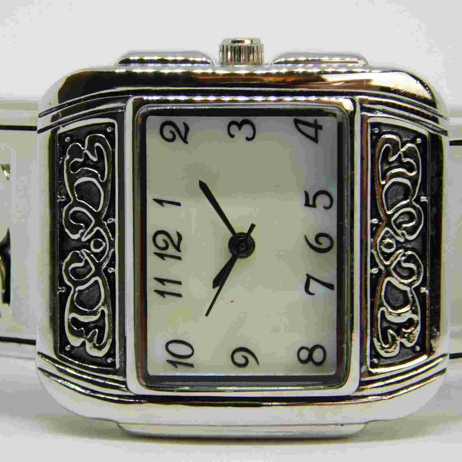 MERONA FMDM160 Cuff Bracelet Quartz Analog Women's Watch Sz. 6 1/4" New Battery