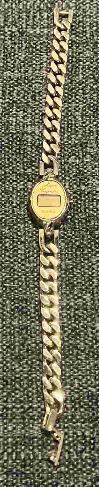 Vintage Lady Sovereign Watch for Her | Gold-tone Digital Watch