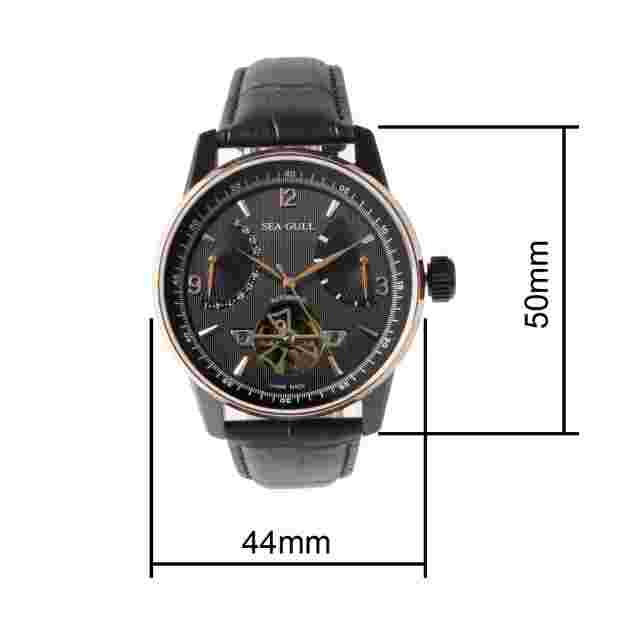Seagull Retrograde Date Power Reserve Sapphire Crystal Automatic Men's Watch