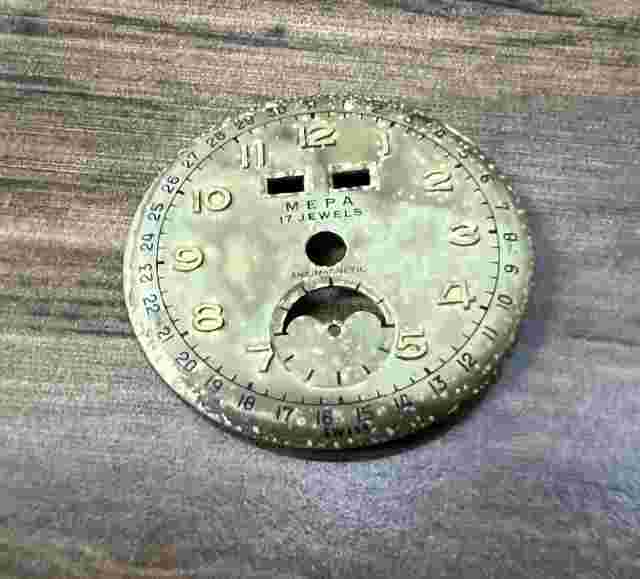 VINTAGE MEPA MOON PHARE DIAL
