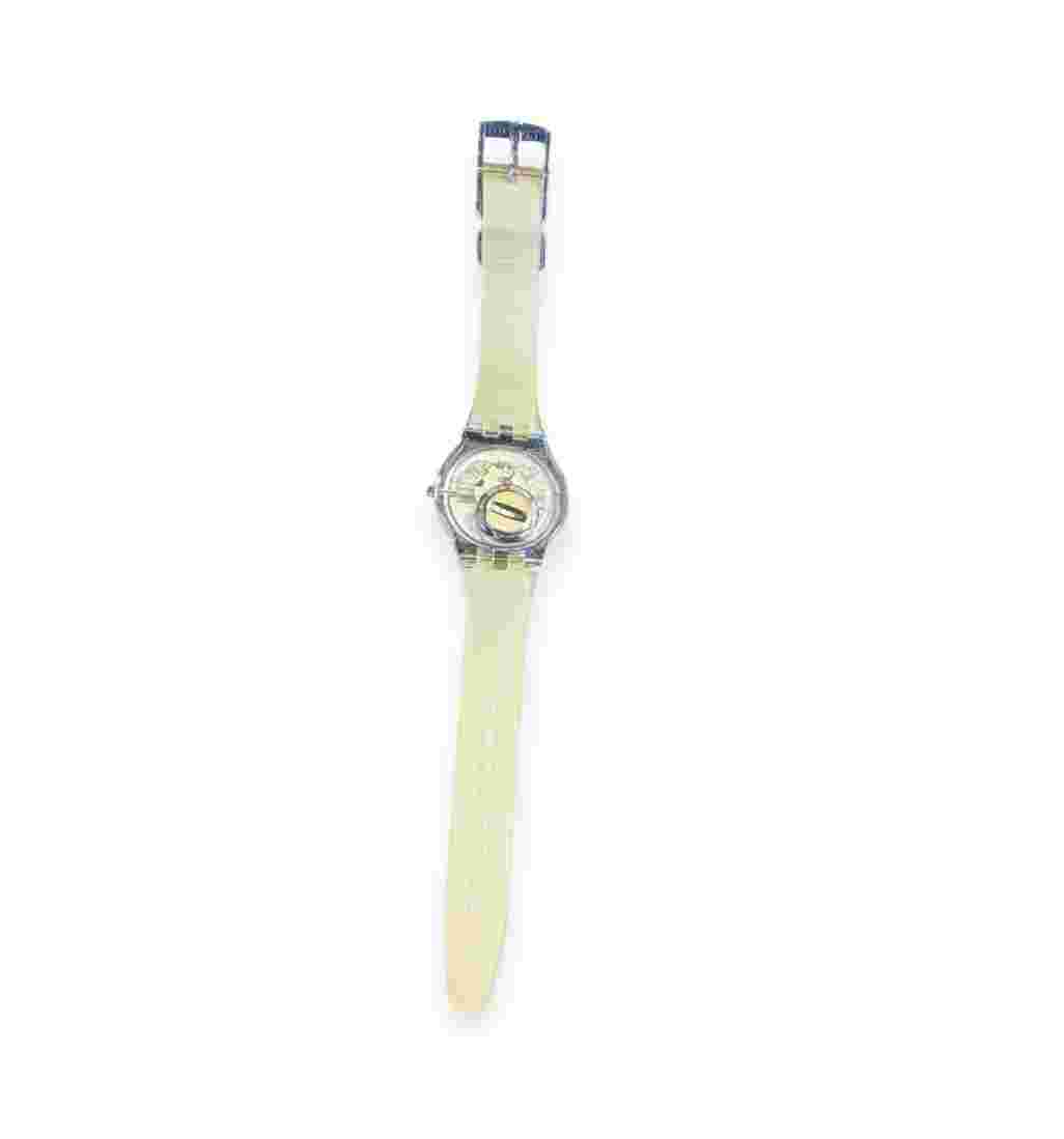 De Claude Monet M O  Watch Pink White Clear Tested & Works Art