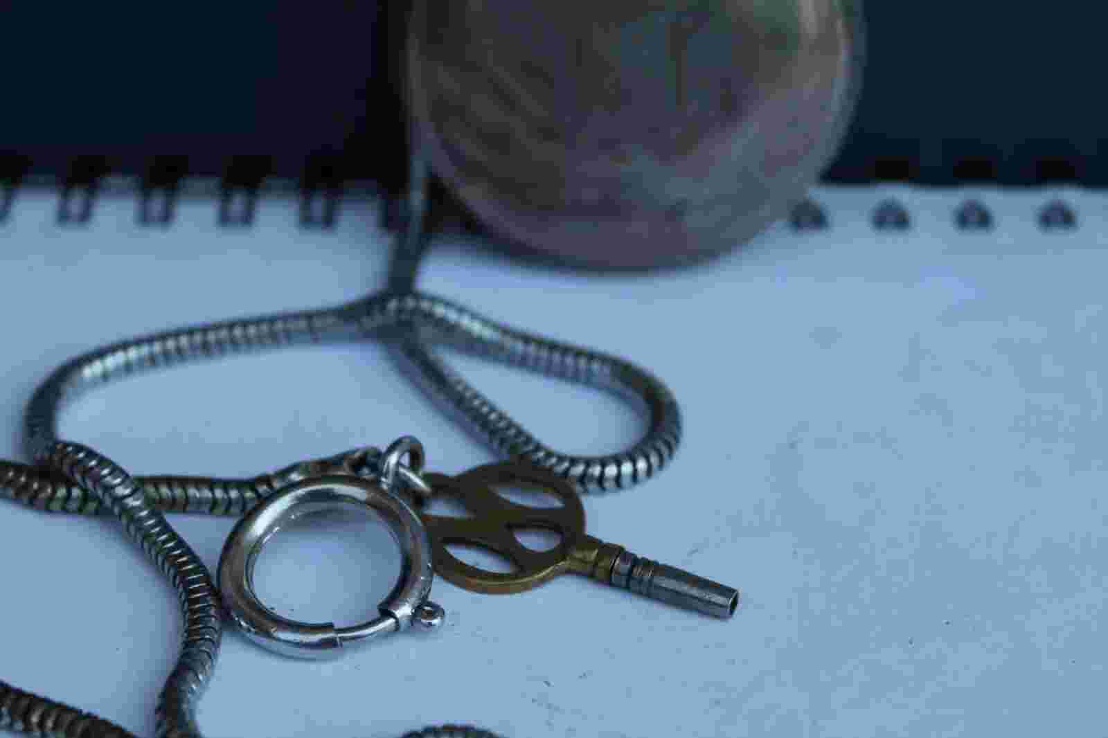 Antique Vintage Old Swiss Made Pocket Watch Silver For Ottoman Imperial