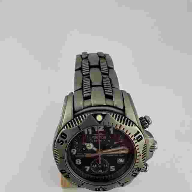 Sector 950 No Limits Diver Quartz Titanium Sapphire Crystal Chrono 300M - Works