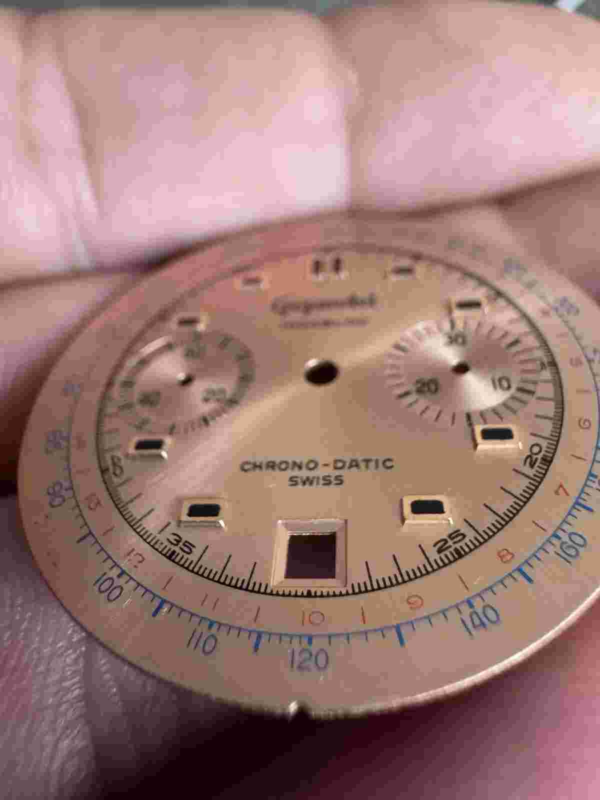Gigandet Chronograph Watch Dial Date NOS old Stock 34.9 mm