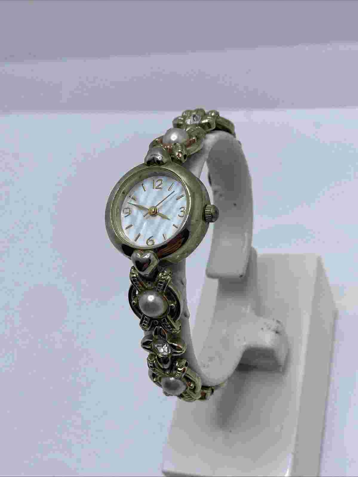 Ladies Allude Two Tone Quartz Watch New Battery!