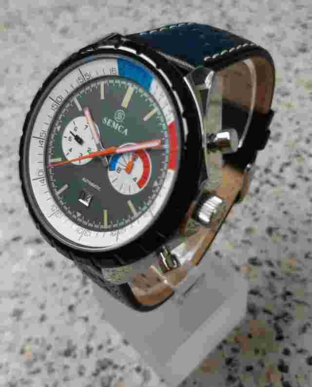 Semca automatic watch special case design - date - month - daydate new unworn