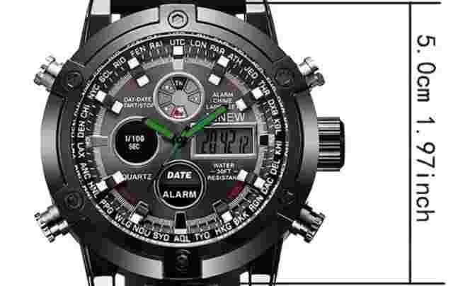 Military Watch Tactical Paracord Buckle Knife Whistle Fire Starter FishLine Hook