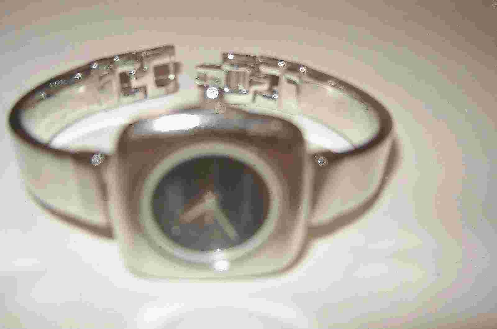 ANNE KLEIN II SS BANGLE STYLE WATCH - NEW BATTERY - EXCELLENT -NEAR MINT - #2903