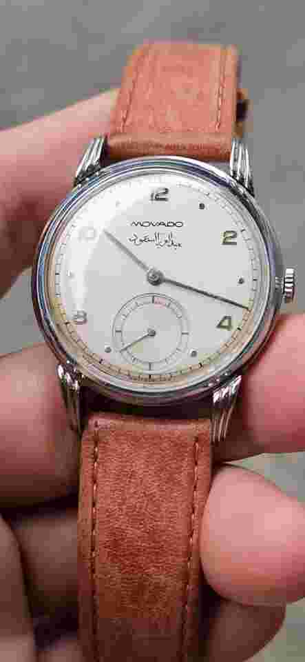 The King's Watch 1940s MOVADO Abdul Aziz Al Saud of the Kingdom of Saudi Arabia