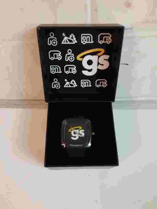 Flex GS Unisex Black Square LA Design Analog Quartz Watch NOS