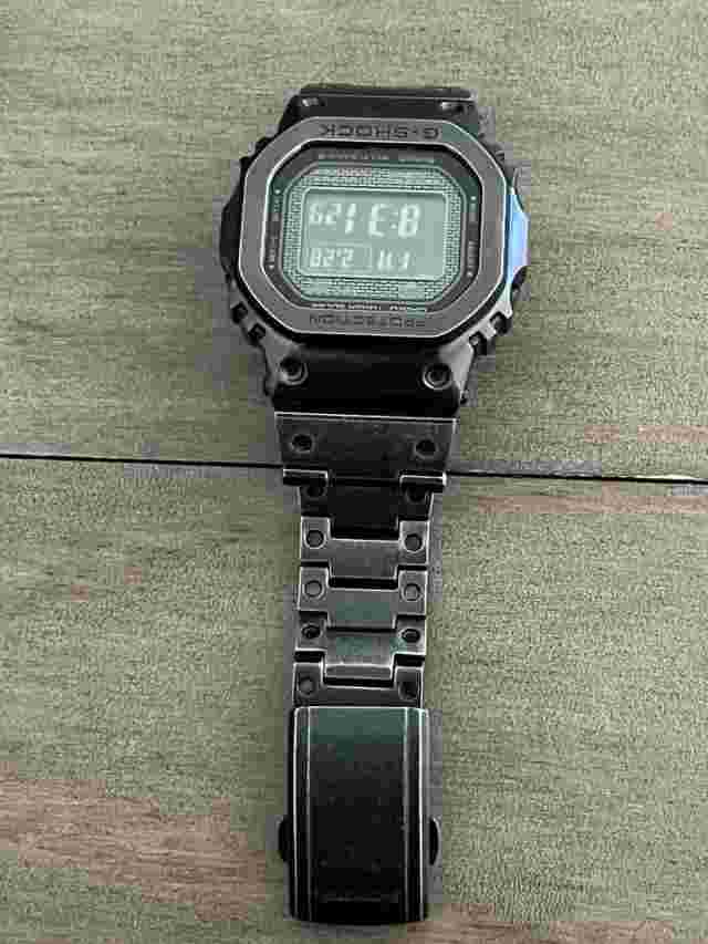 Casio G Shock GMW B5000V-1 Aged IP Full Metal Square