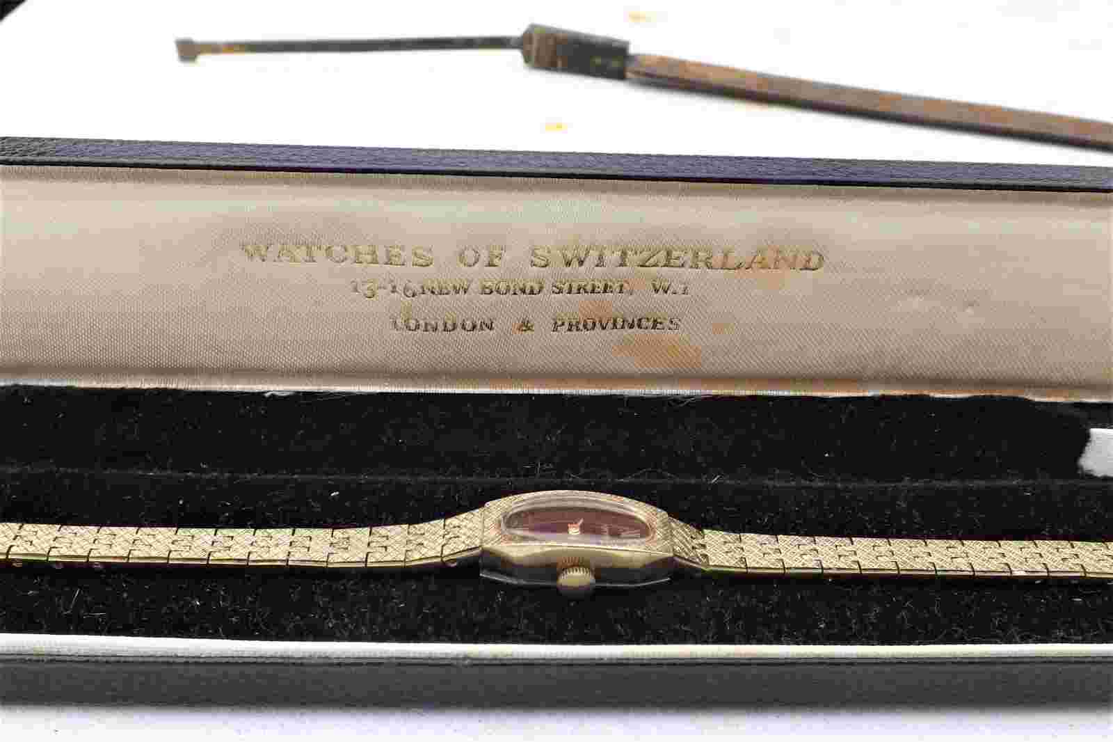 Art deco styled Ladys wristwatch hi movement come cased