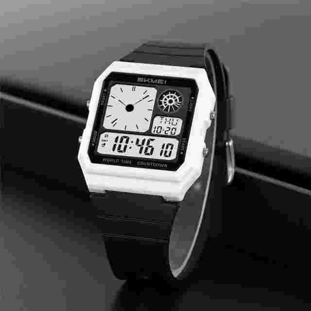 SKMEI Men Watch Fashion Student Outdoor Sport Watch Digital Quartz Wristwatch