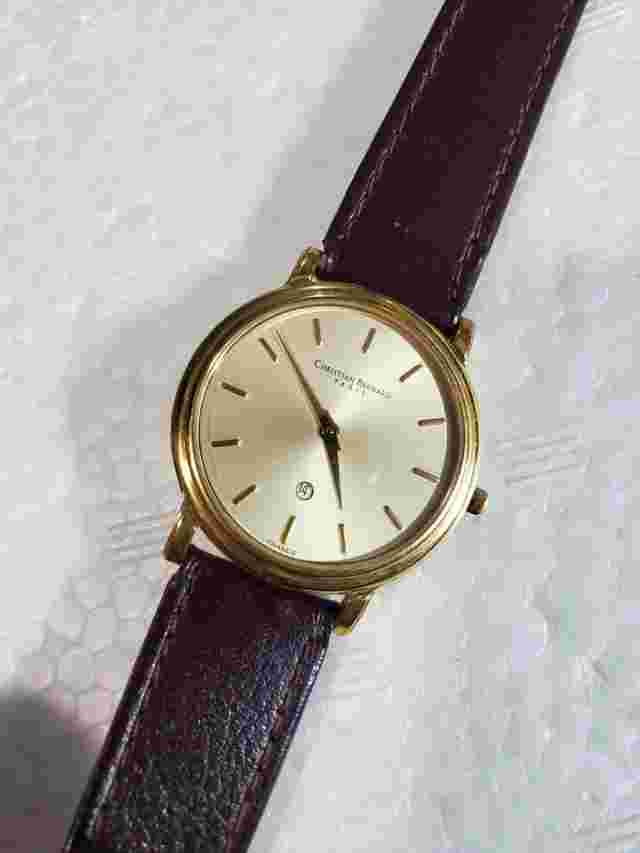CHRISTIAN BERNARD PARIS WATCH MODEL 3320 GOLD ELECTROPLATED.