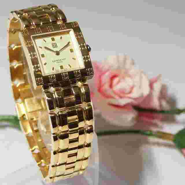 Givenchy GIVENCHY Gold Square Ladies Watch Givenchy,10269
