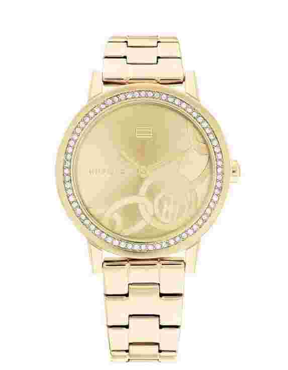 Tommy Hilfiger Maya Gold Tone Dial Stainless Steel Bracelet Watch