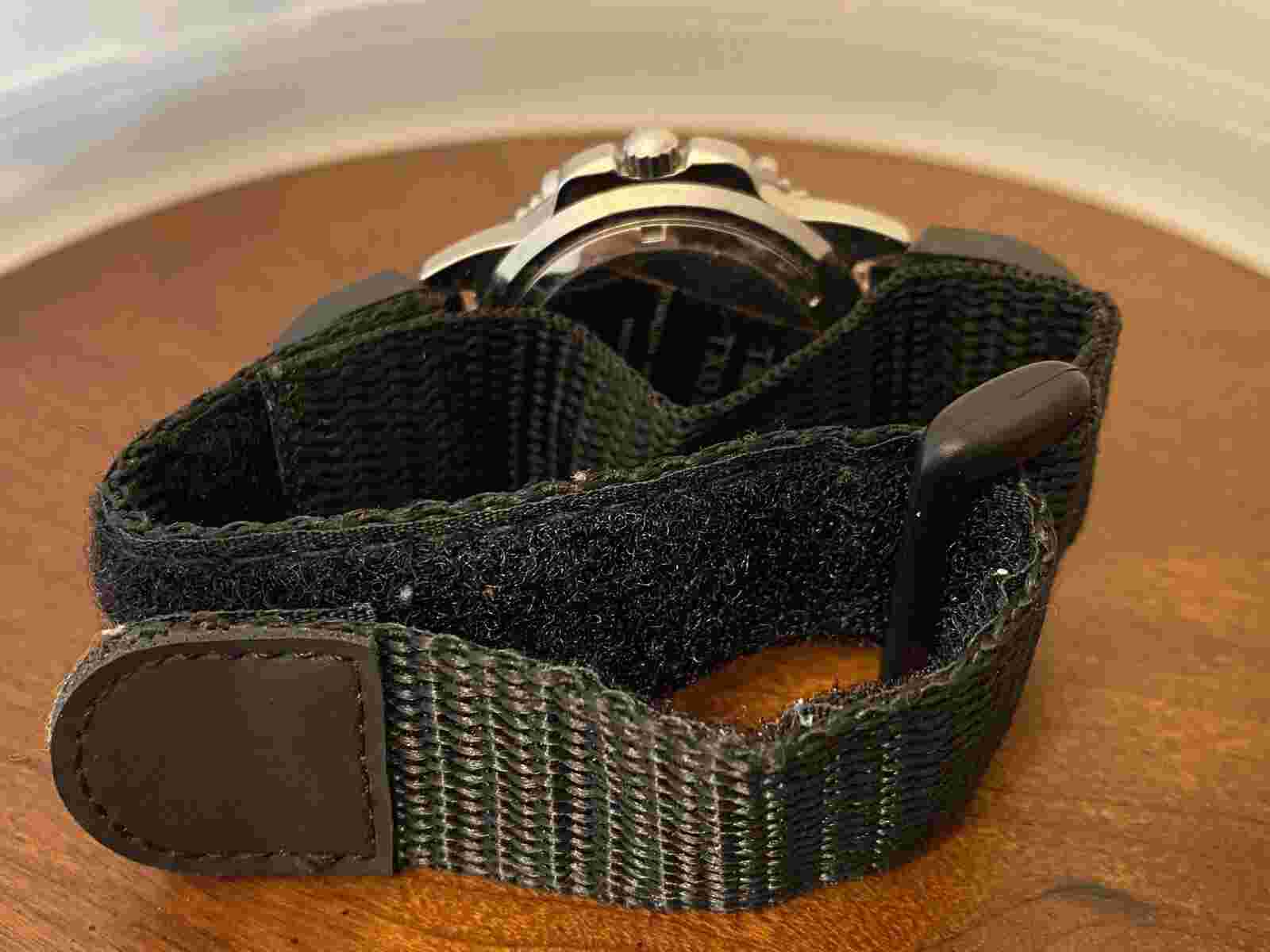 Chevrolet  Silver Wrist Watch New Hook And Loop Band